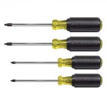 Klein Tools 85664 - Square Recess Screwdriver Set, 4 Pc
