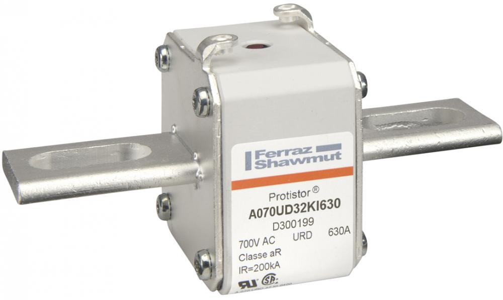 High-Speed Fuse 32 aR 690VAC 630A Striker Slotte