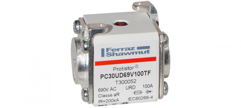High-Speed Fuse 30 aR 690VAC 100A Striker Flush