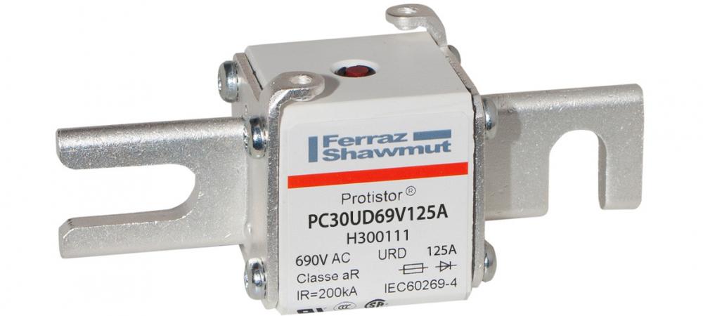High-Speed Fuse 30 aR 690VAC 125A Striker DIN 80