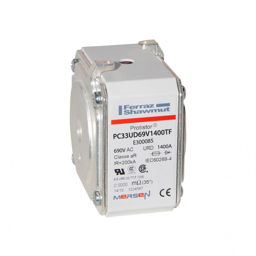 High-Speed Fuse 33 aR 690VAC 1400A Striker Flush