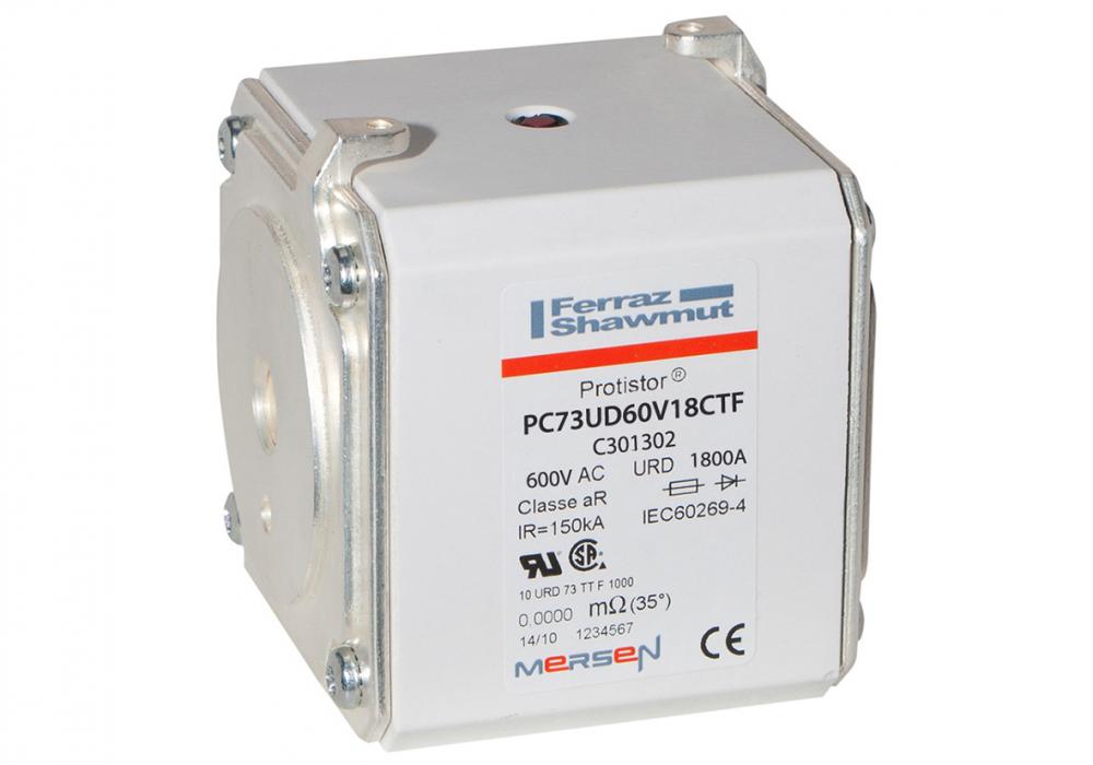 High-Speed Fuse 73 aR 600VAC 1800A Striker Flush