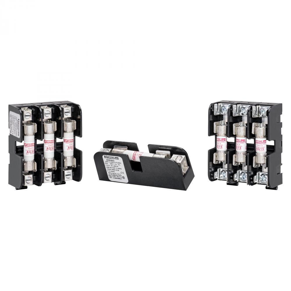 Fuse Block 480VAC 480VDC Class G 60A 2-Pole Copp