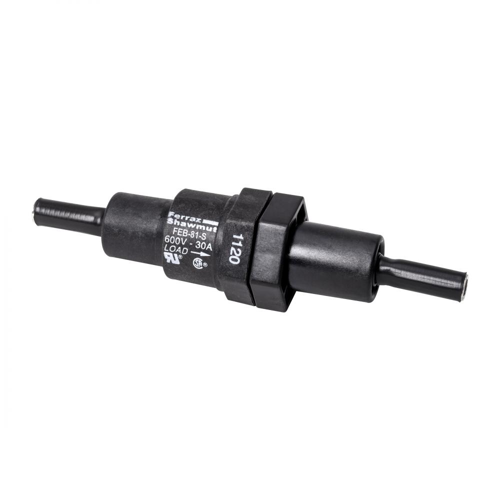 Fuse Block 600VAC 600VDC Midget 30A 1-Pole 81-S