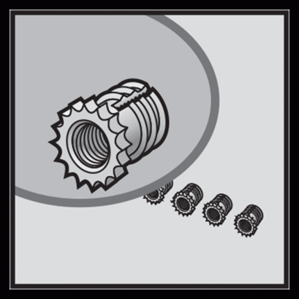 Brass Insert Kit (4 inserts)