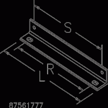 Pentair Hoffman LWASK12W - Wall Angle Spt Kit 12in White