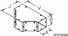 Pentair Hoffman F1212TGV - 12x12 Tee Fitting