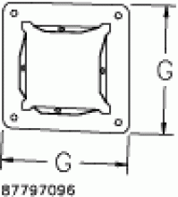 Pentair Hoffman F33GPA - WW, Type 1, Panel Adapter