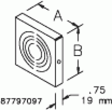 Pentair Hoffman F88GCP - Closure Plate with knockouts