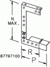 Pentair Hoffman F88GDB - Drop and Bracket Hanger