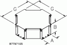 Pentair Hoffman F44T3RTX - WW. 3R, 90 Elbow,Cross,Tee