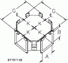 Pentair Hoffman F88LC - Cross Fitting