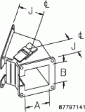 Pentair Hoffman F88LE45B - 45  Elbow, inside open