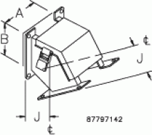 Pentair Hoffman F88LE45C - 45  Elbow, outside open