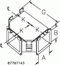 Pentair Hoffman F88LTA - Tee Fitting, top open