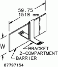 Pentair Hoffman F66B560 - Barriers, bracket mounted, 5