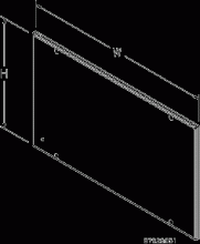 Pentair Hoffman PCS58CWS - Solid Cover, Upper Front