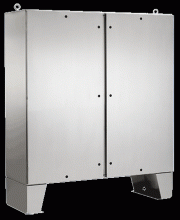 Pentair Hoffman A72H6012SSLPQT - SS Two Dr Type 4X Enclosure