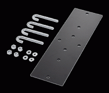 Pentair Hoffman LRRMPBLK15 - Rack Mounting Plate 15in Black