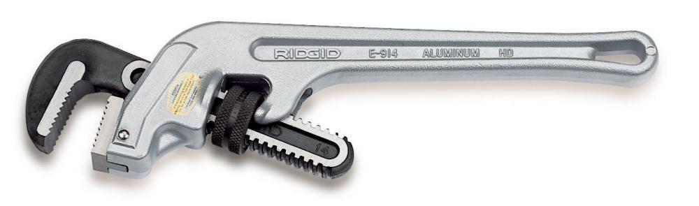 Pipe Wrench,RIDGID,End,18 IN,AL HNDL,Pipe Capaci