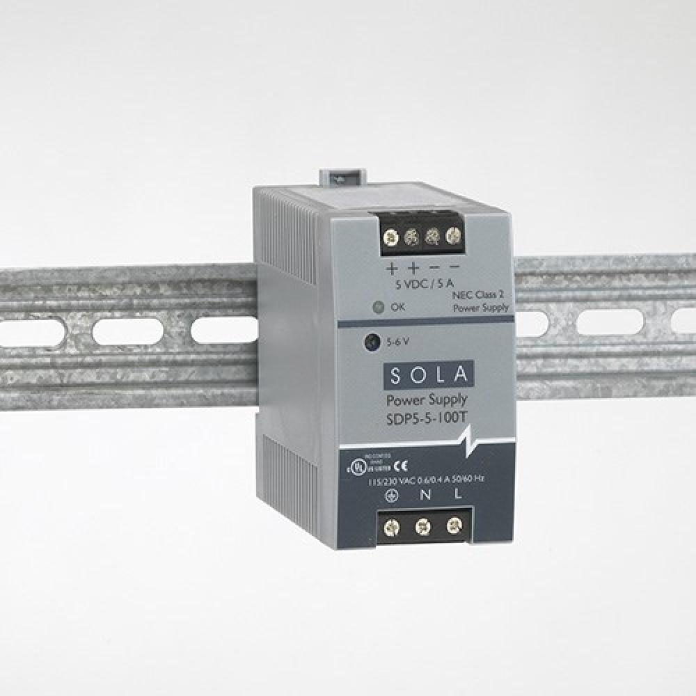 25W 5V DIN PLASTIC 115/230V IN