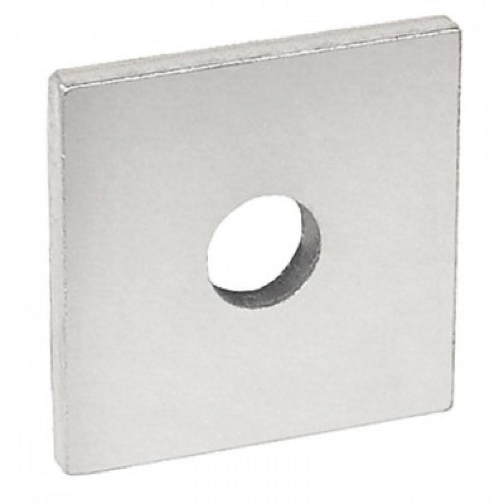 1-5/8"Sq Strt Wshr 3/8" blt Znc Pltd Stl