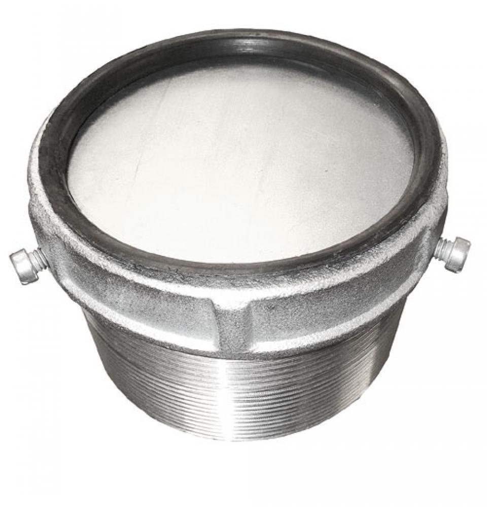Rigid Pipe Cap Steel 6" 5 Pak