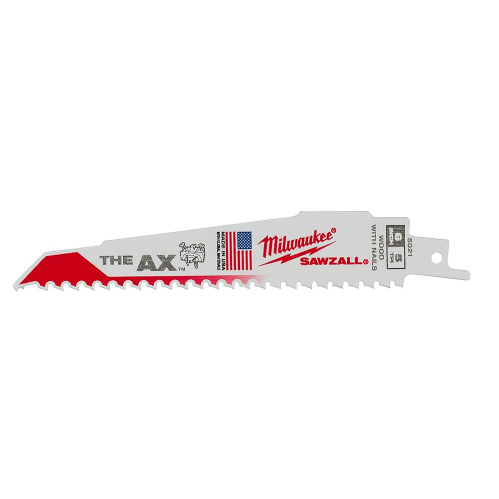 6" 5TPI AxSawz Blades (5Pk)
