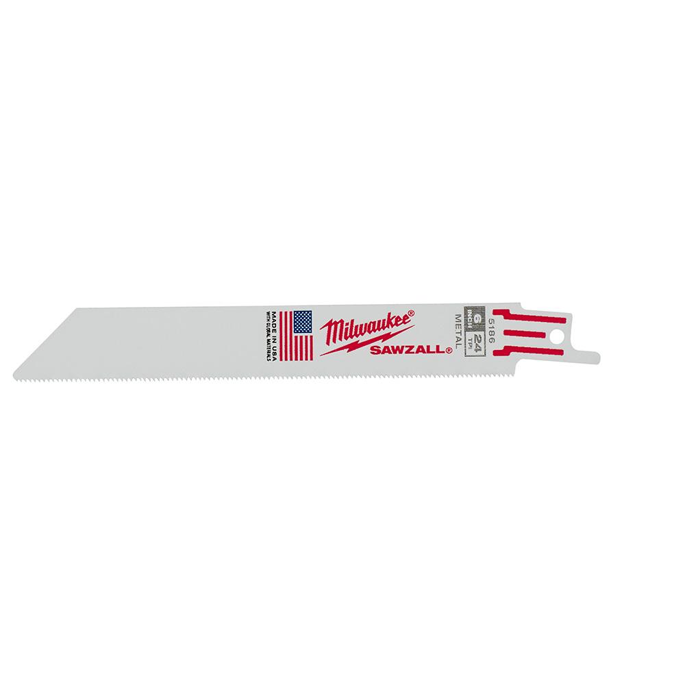 Super Sawzall Blade 24 TPI 6" L 25