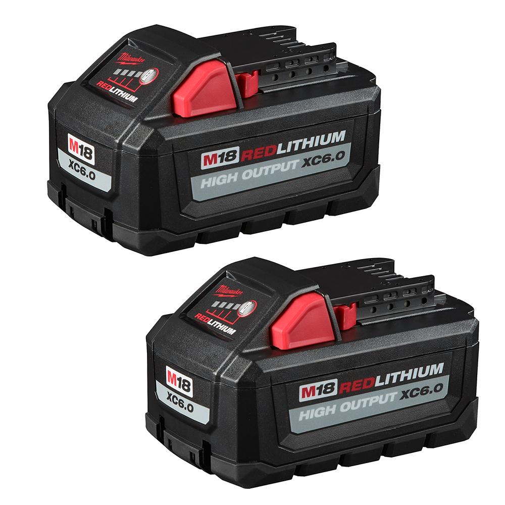M18™ 6.0Ah Battery Pack (2 Piece)