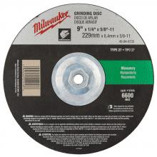 Milwaukee 49-94-9025 - Grinding Disc 9 X 1/4 X 5/8-11