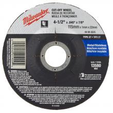 Milwaukee 49-94-4505 - CUT WHL 4-1/2X.045X7/8 TYPE27