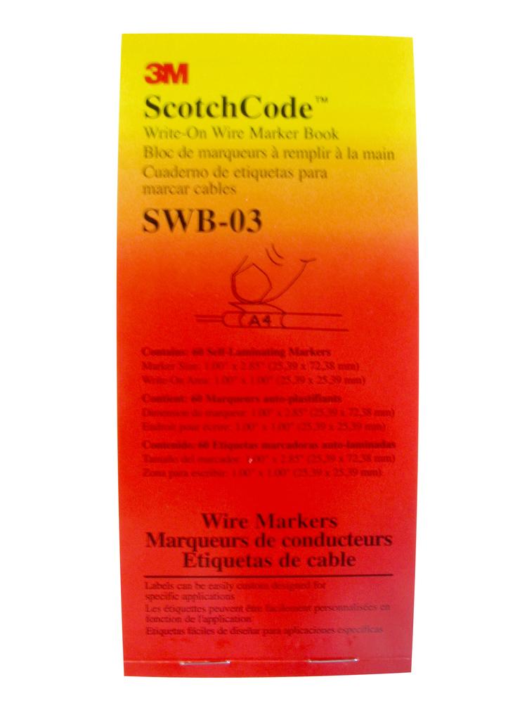 SWB-3 WRITE-0N BOOK 1.0 X 2.85" MARKER