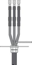 3M Electrical Products 7621-T-95-3-RJS - 7621-T-95-3-RJS  QTIII 3 COND TERM KIT