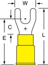 3M Electrical Products MNG10-8FK - MNG10-8FK NYL INS GRIP FORK