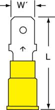 3M Electrical Products MNG10-250DMK - MNG10-250DMK NYL INS GRIP MALE DISC