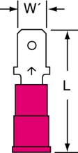 3M Electrical Products MNG18-187DMK - MNG18-187DMK NYL INS GRIP MALE DISC
