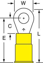 3M Electrical Products MNG10-10RX - MNG10-10RX NYLON INSULATED RING