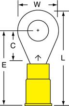 3M Electrical Products MNG10-14R/SX - MNG10-14R/SX RING, NYLON INSULATED BOTTL
