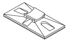 3M Electrical Products CTB2X1BGA-C - CTB2X1BGA-C 2" X 1" BEIGE MOUNTING BASE-
