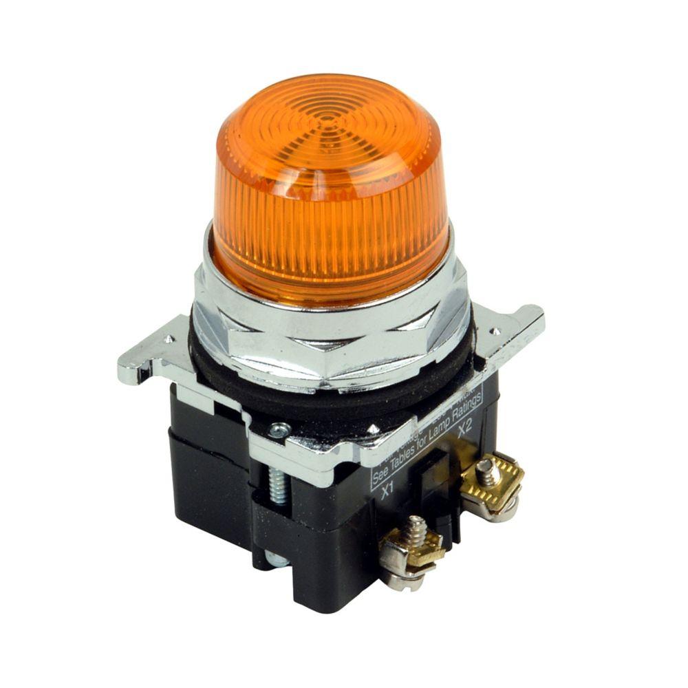 IND LIGHT FV 120VDC WHT LED-PLASTIC LENS