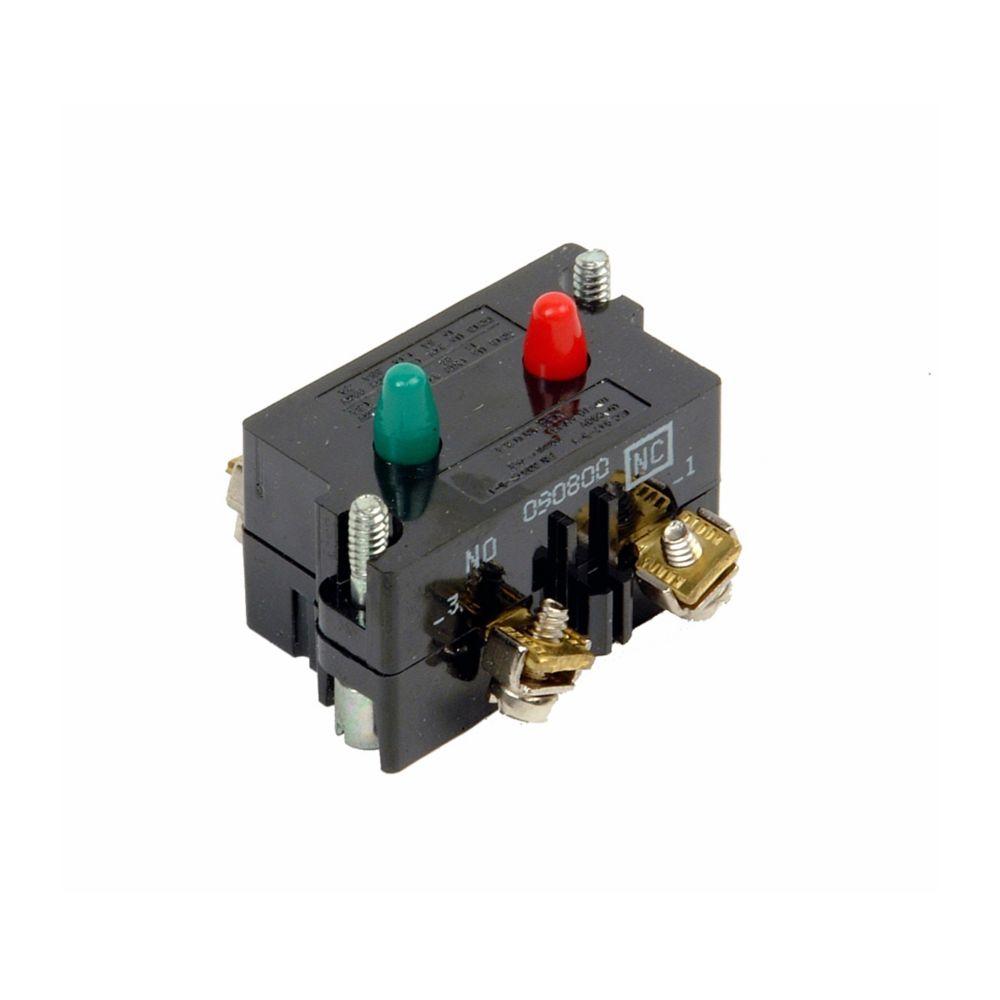 10250T1 30MM CONT BLK 1NO-1NC