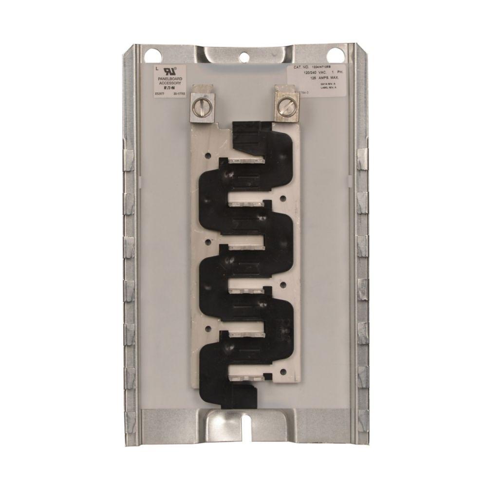 125A,12/24 Ckt,1PH,Al Bus,OEM Int, BR