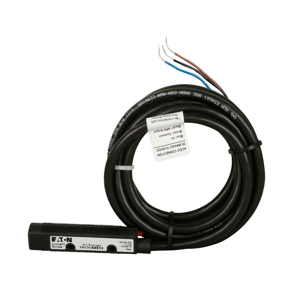 PHOTO SENSOR,POL RFLX,ACDC,CBL