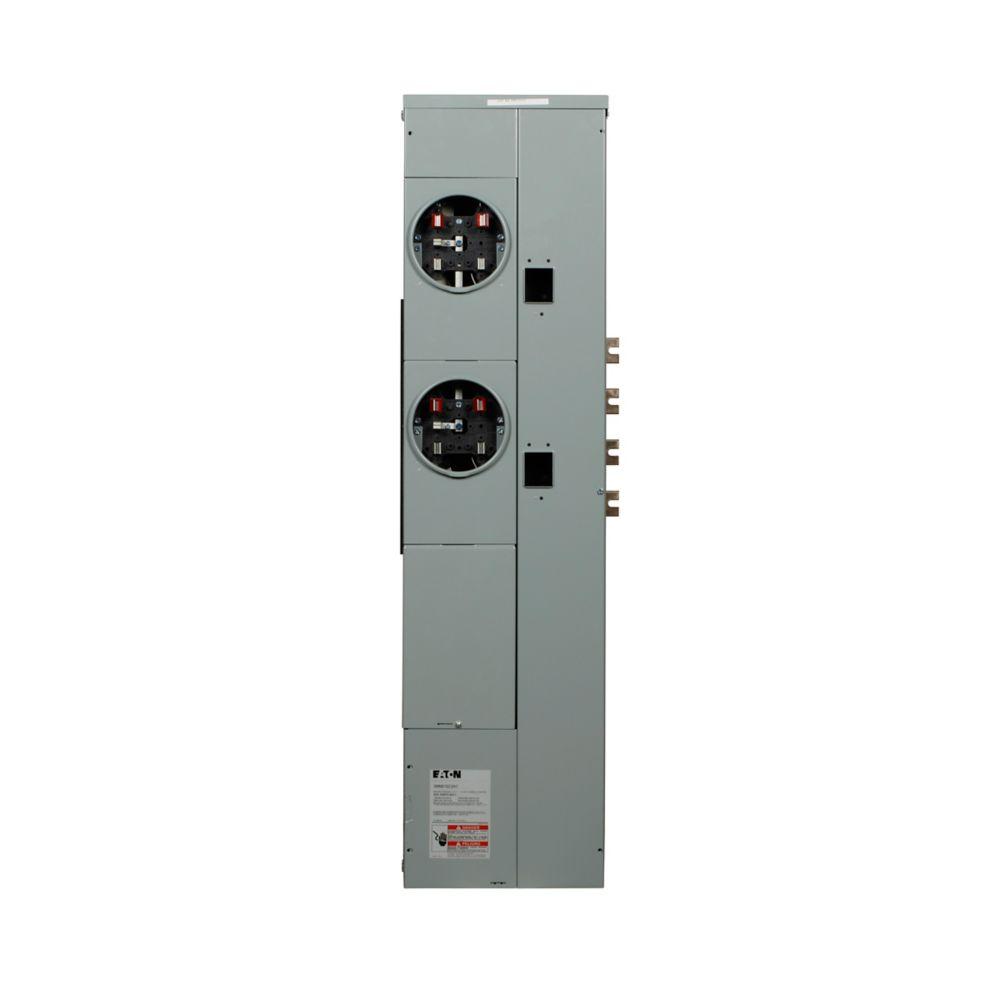 METER STACK, RING, 2 SKTS, 125A BKR PROV