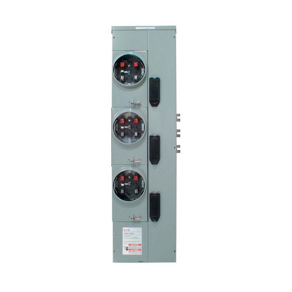 MTR STACK RESI, 3 HIGH, 200AMP RINGLESS