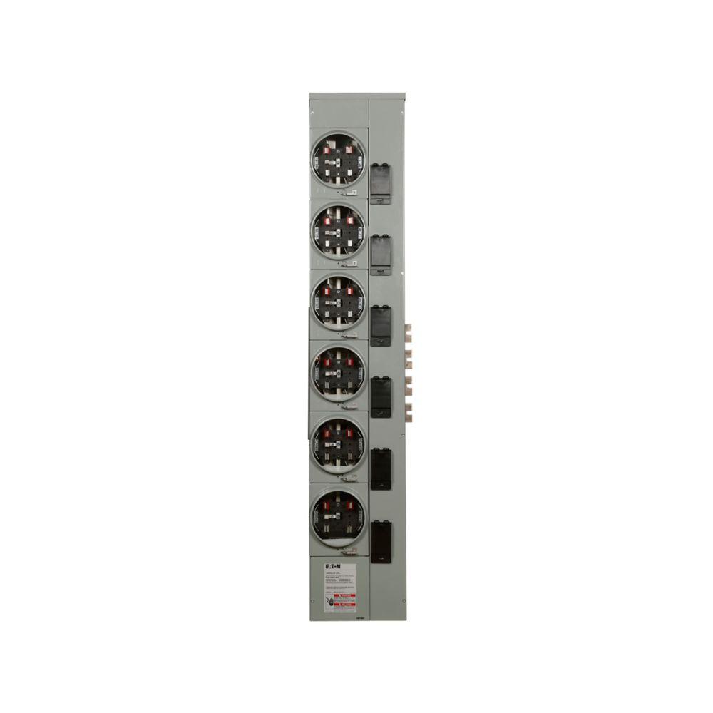 MTR STACK RESI, 6 HIGH, 125AMP RINGLESS