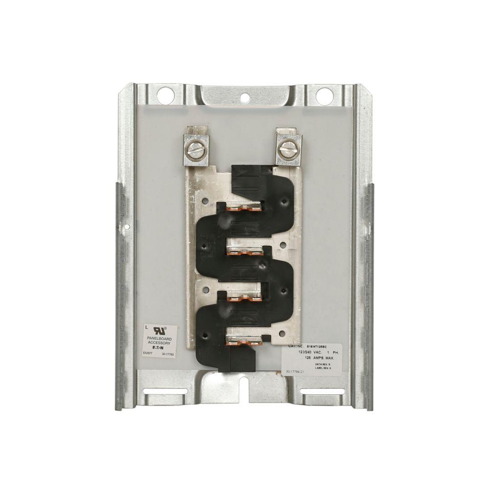 125A,8/16 CKT,1PH,Cu Bus,OEM INT,BR