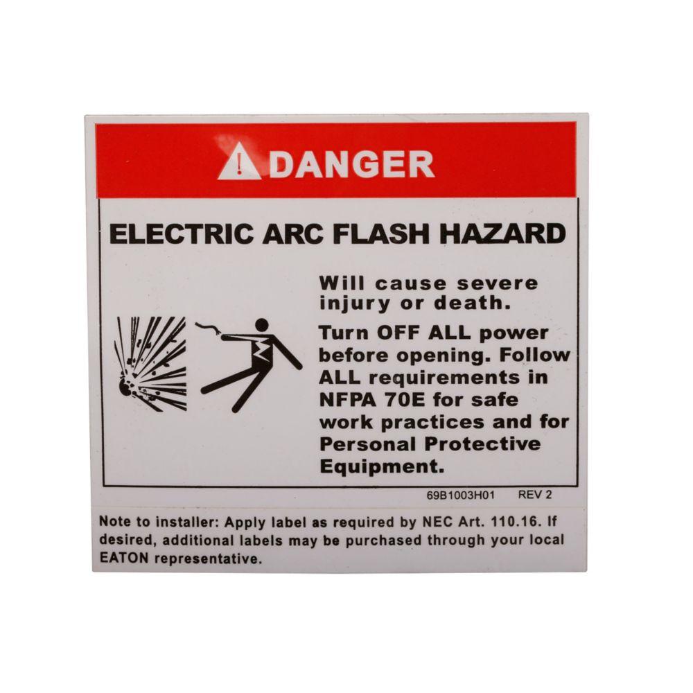 ARC FLASH WARNING LABEL KIT