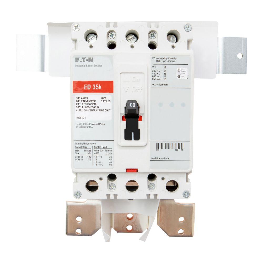 MCB/SFB KIT 480V 1_3PH 100A HFD TOP Mnt